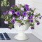 2PCS Faux Petunias, UV Resistant No-Fade Flowers for Indoor and Outdoor Decor